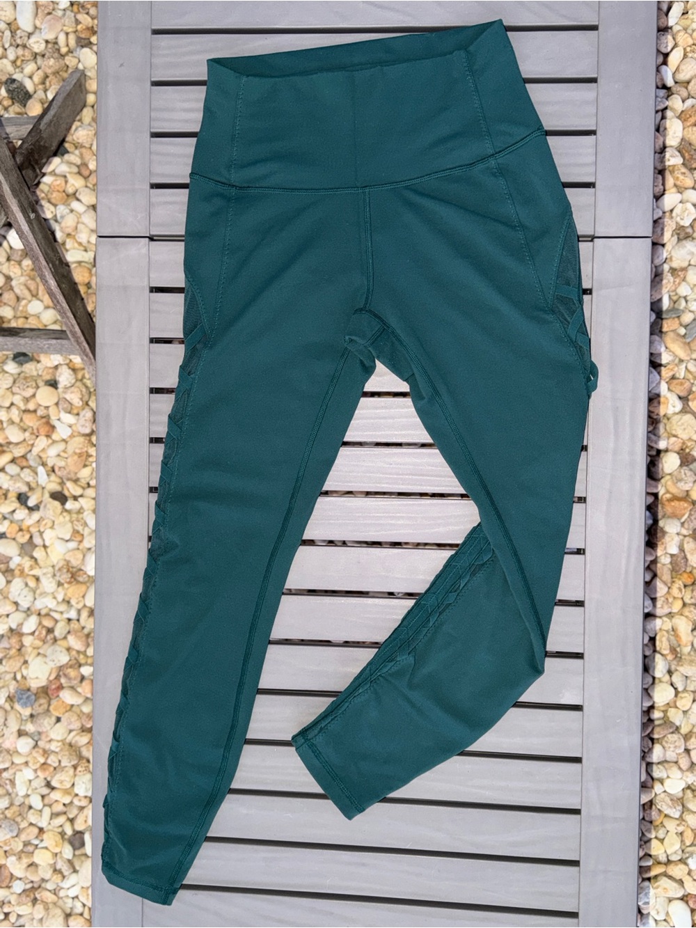 Lululemon High-Waist Teal Active Leggings